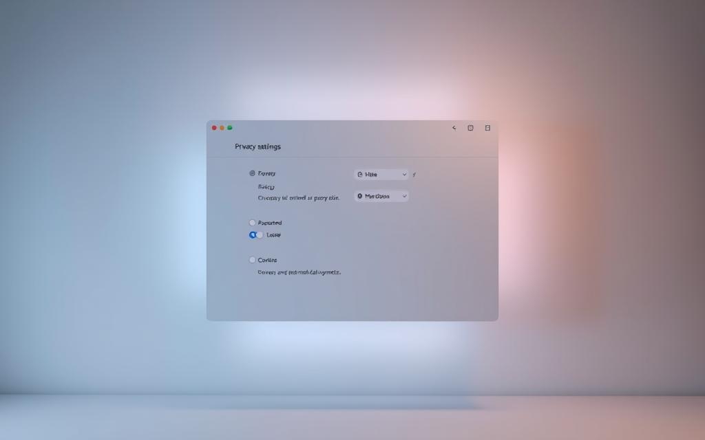 GDPR privacy settings