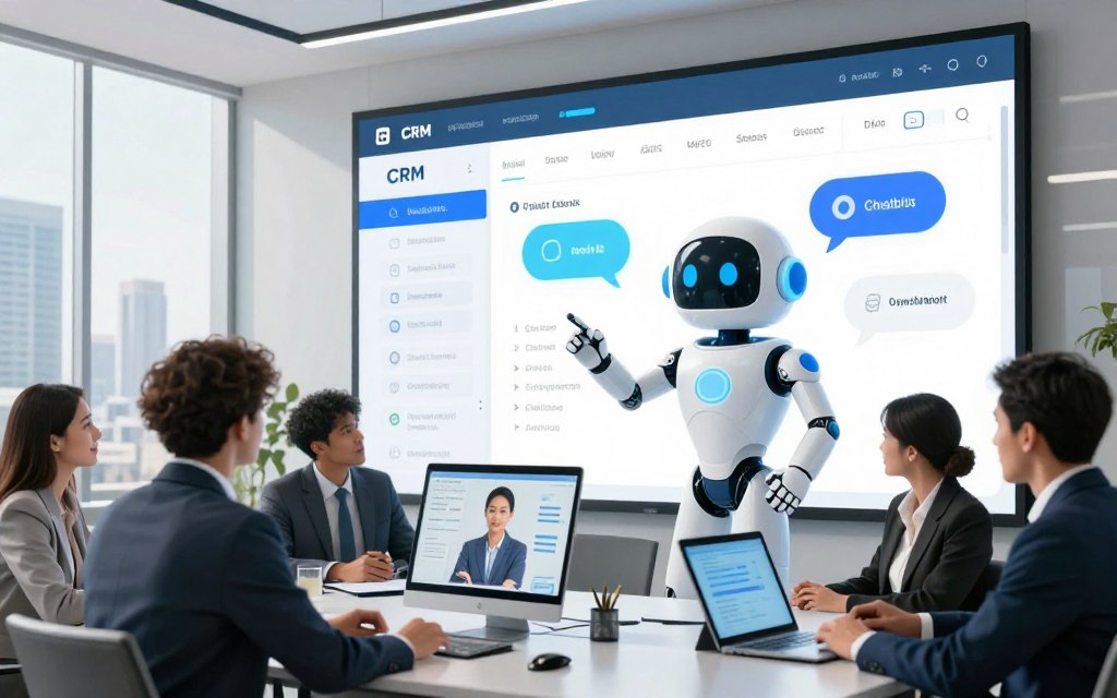 CRM integration and proactive support chatbot